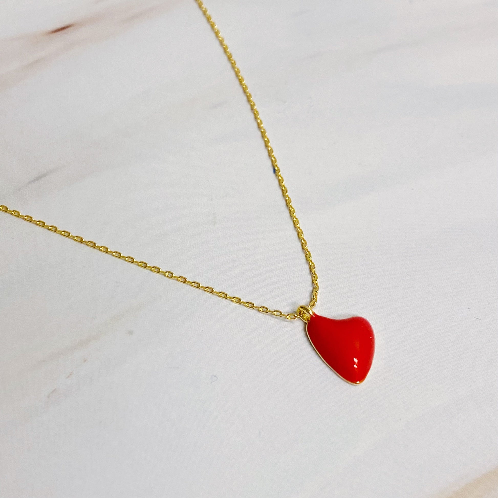 Little Heart In Color Necklace-1