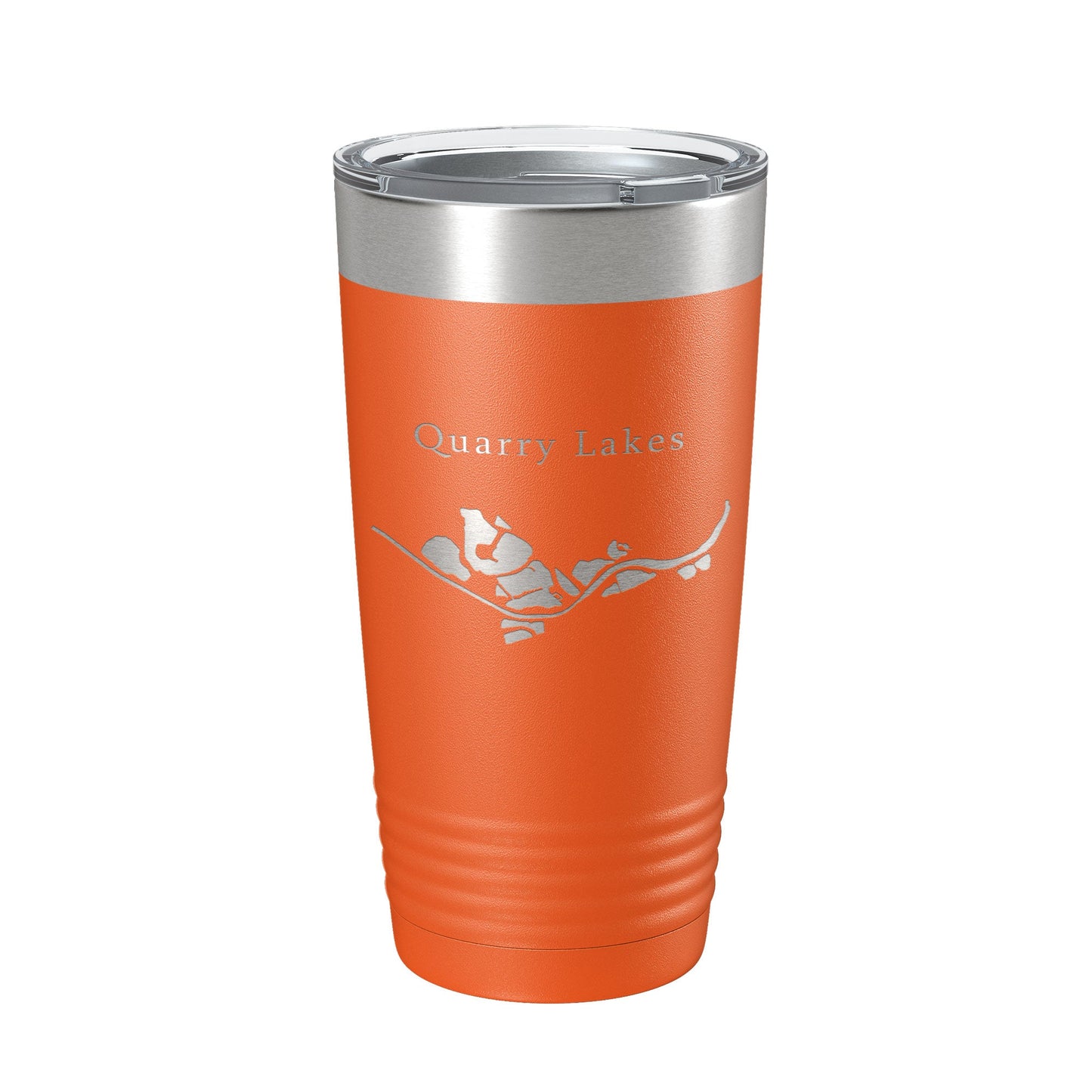 Quarry Lakes Map Tumbler Travel Mug Insulated Laser Engraved Coffee Cup Fremont California 20 oz-17