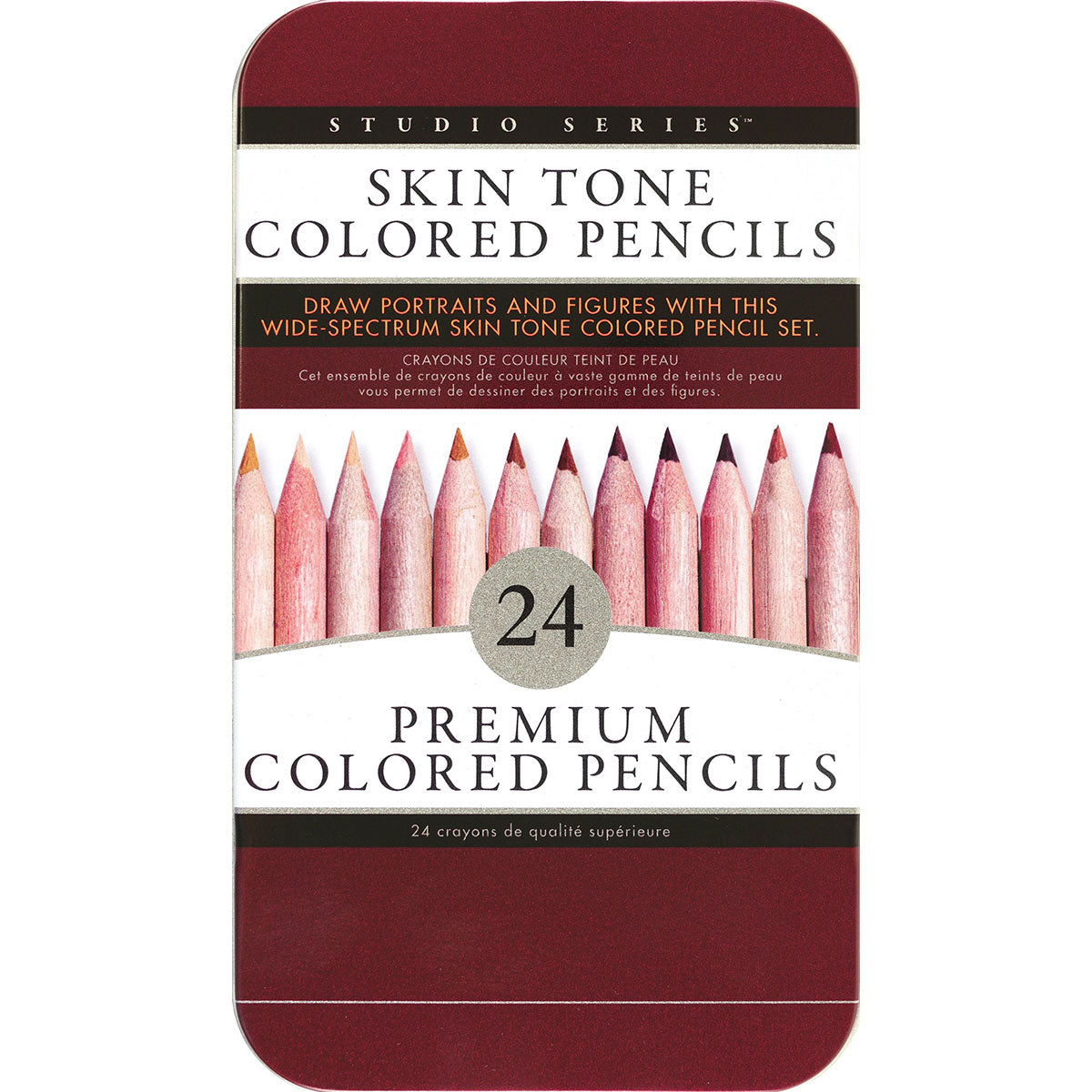 Skin Tone Colored Pencils 24pk-0