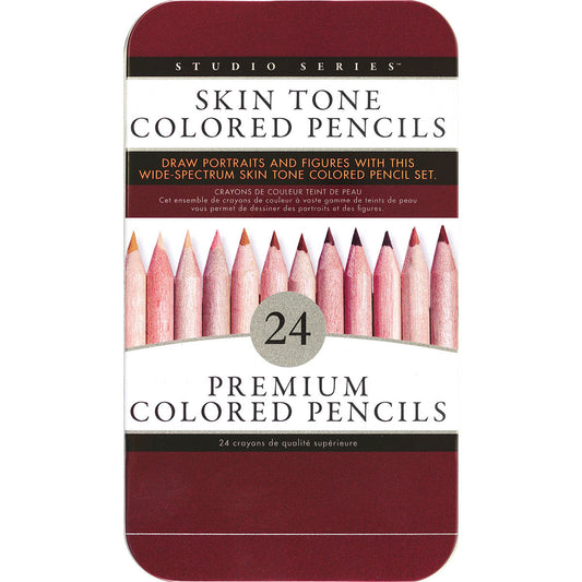 Skin Tone Colored Pencils 24pk-0