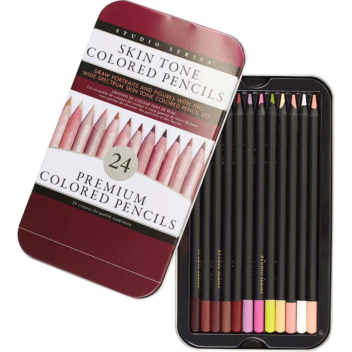 Skin Tone Colored Pencils 24pk-1