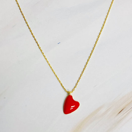 Little Heart In Color Necklace-0