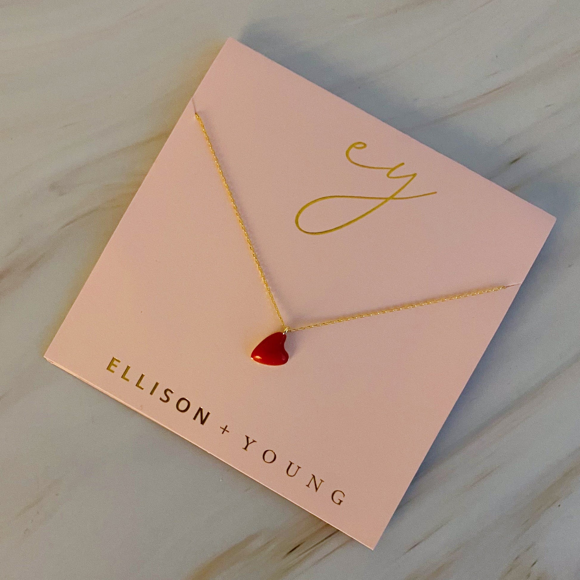 Little Heart In Color Necklace-2