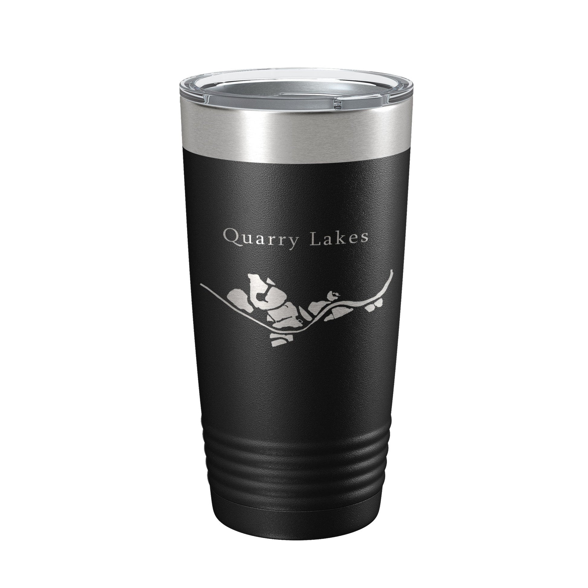 Quarry Lakes Map Tumbler Travel Mug Insulated Laser Engraved Coffee Cup Fremont California 20 oz-5