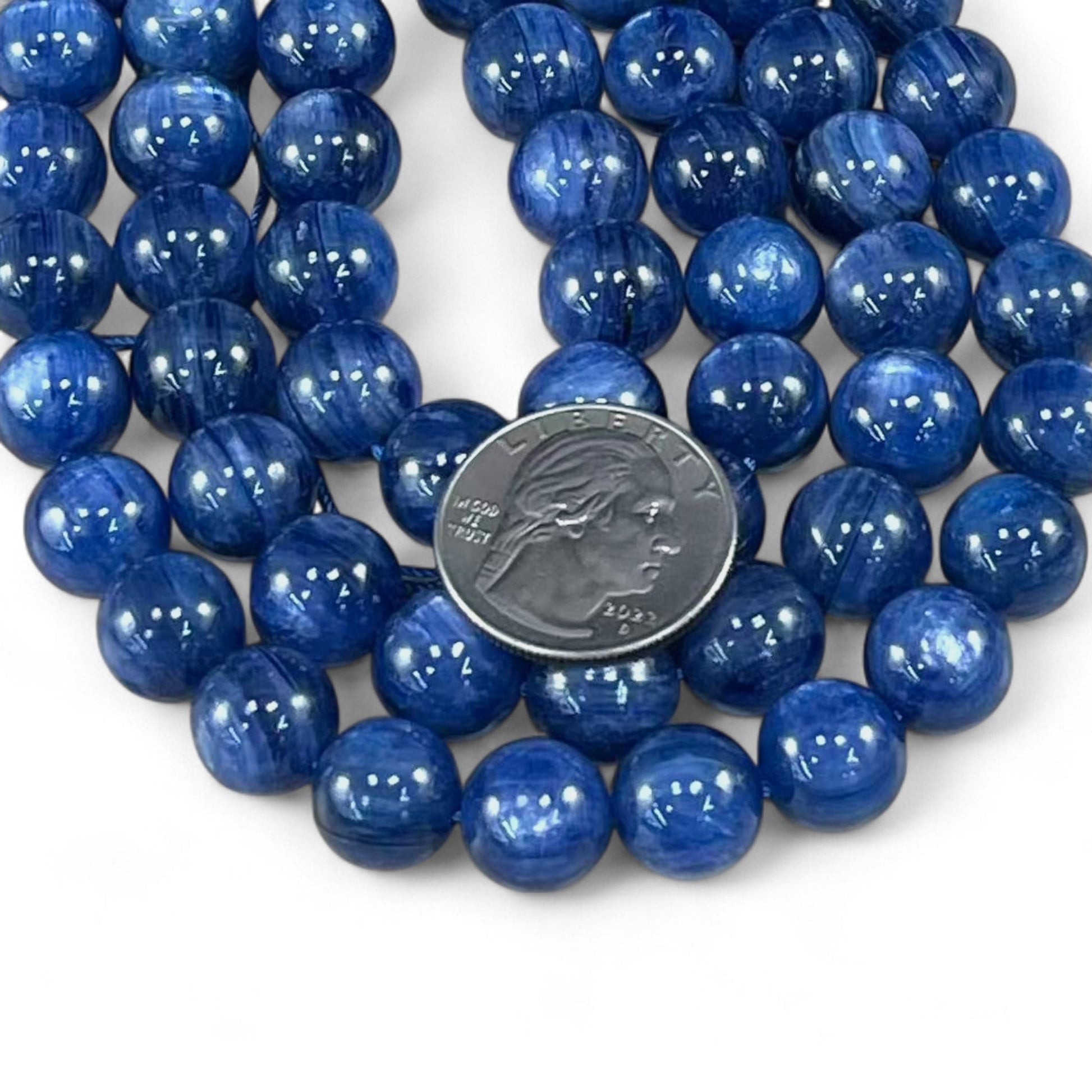 Blue Kyanite AAA Grade Round 12mm-1