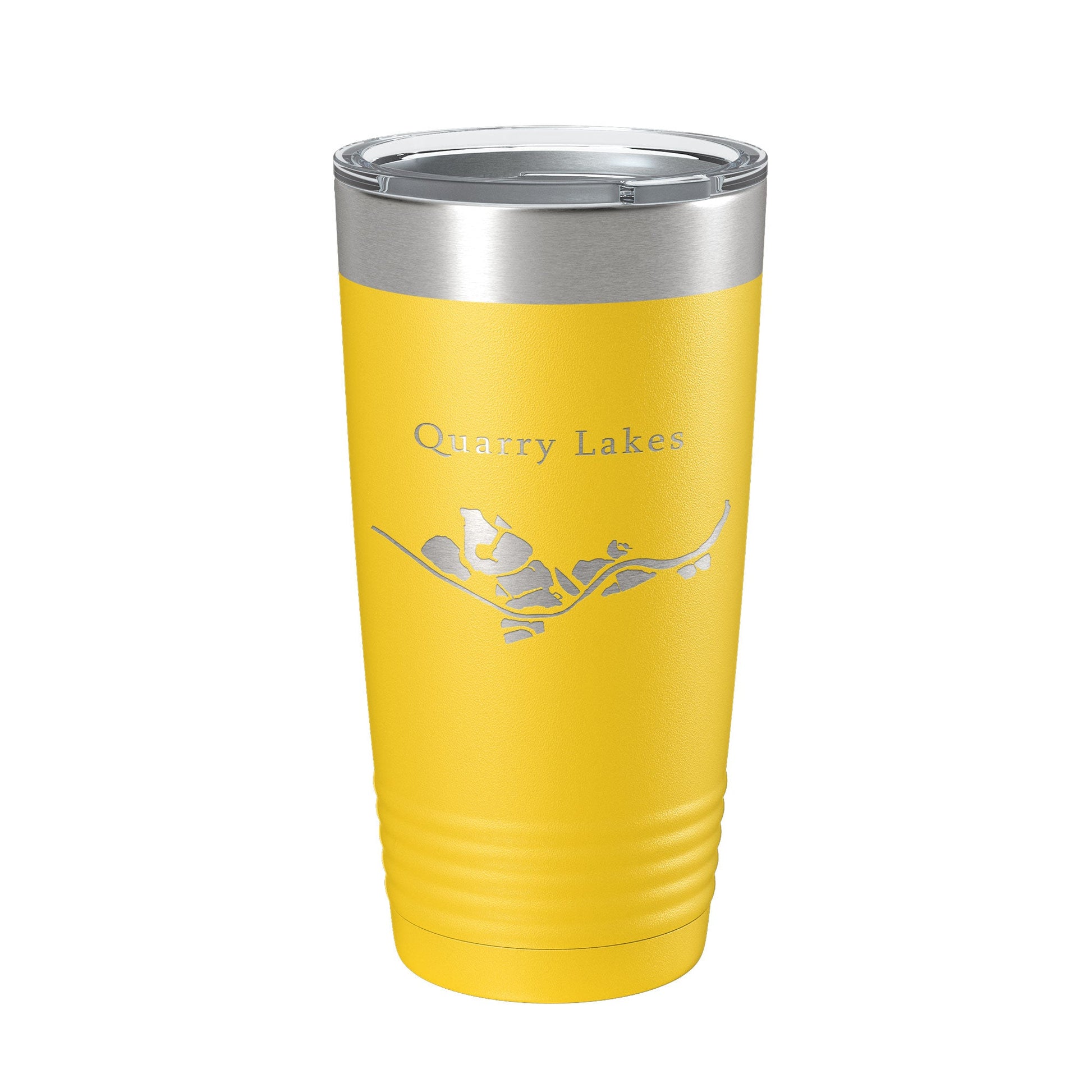 Quarry Lakes Map Tumbler Travel Mug Insulated Laser Engraved Coffee Cup Fremont California 20 oz-4